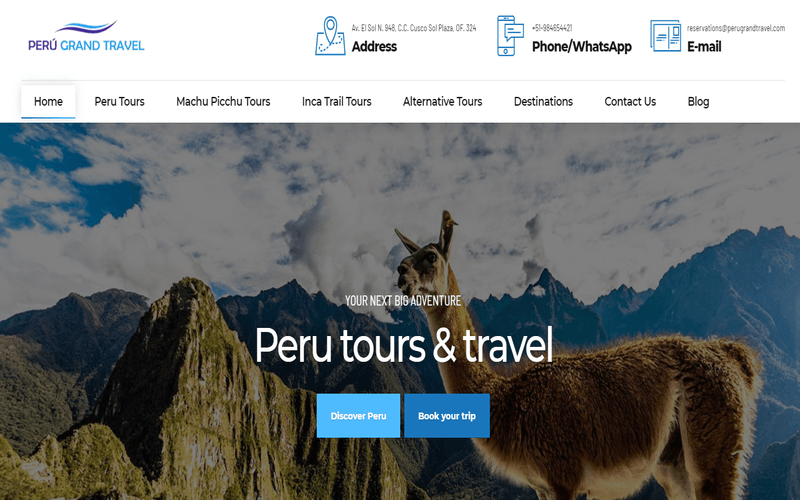 tour company peru